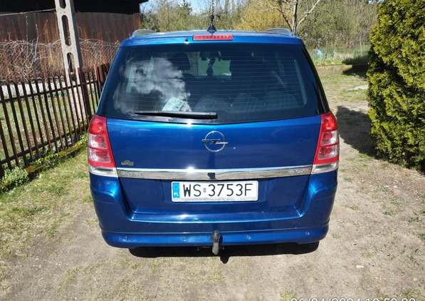 Opel Zafira cena 9500 przebieg: 297000, rok produkcji 2008 z Siedlce małe 781